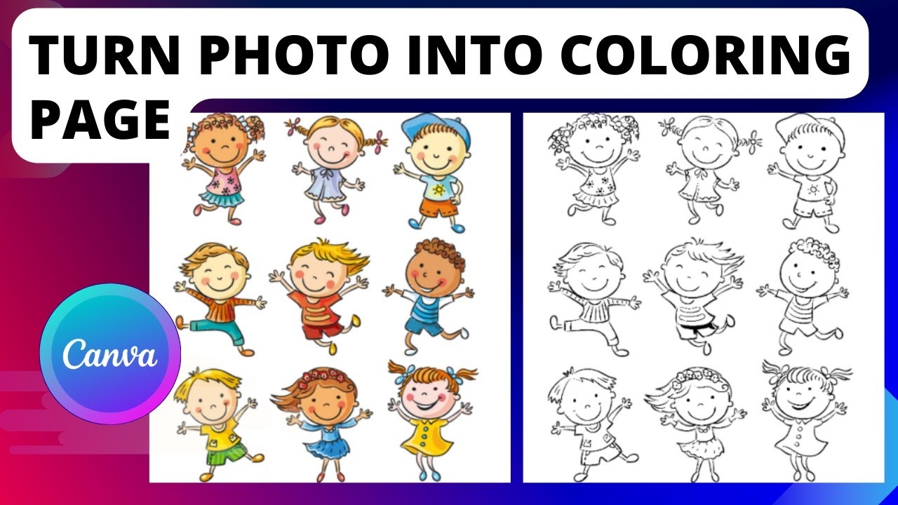 turn photo into coloring page turn photo into coloring page