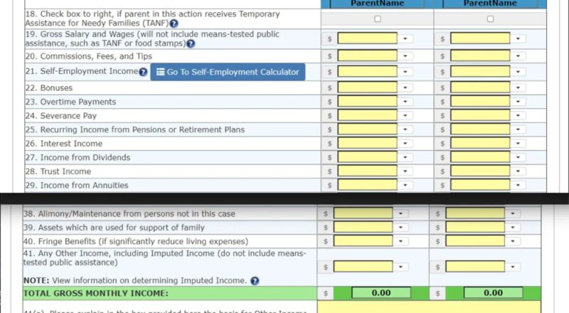 How To Use The Online Child Support Calculator Meriwether Tharp LLC