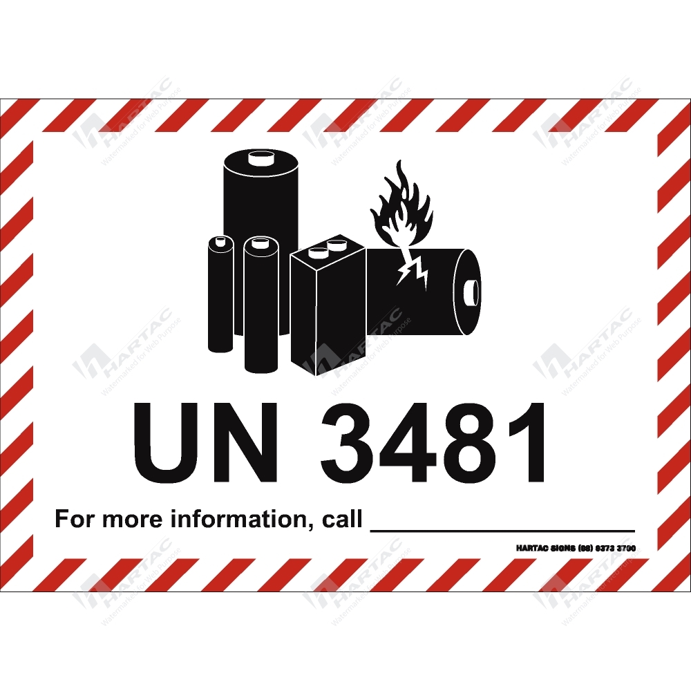HS11716 4 105 75 S A Non Ref Lithium Ion Battery UN 3481 Etc W Picto Black Red On White Hartac Australia HS11716 4 105 75 S A Non Ref Lithium Ion Battery UN 3481 Etc W Picto Black Red On White Hartac Australia