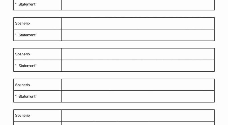 I Statements Worksheets Bundle Editable Fillable Printable PDFs TherapyByPro