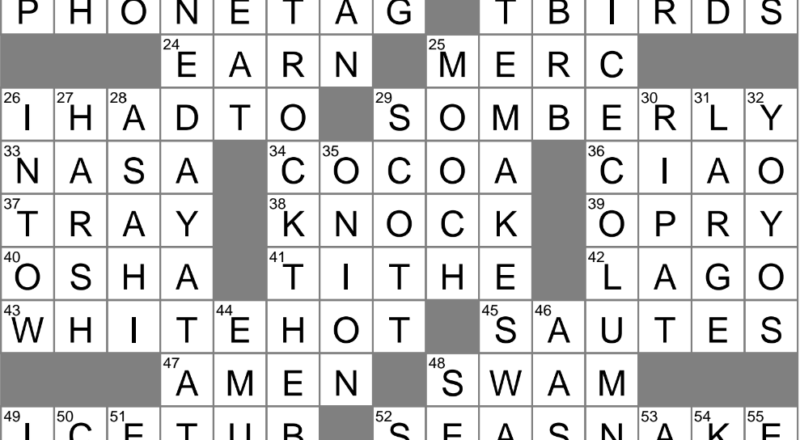 Impassioned To The Extreme Crossword Clue Archives LAXCrossword