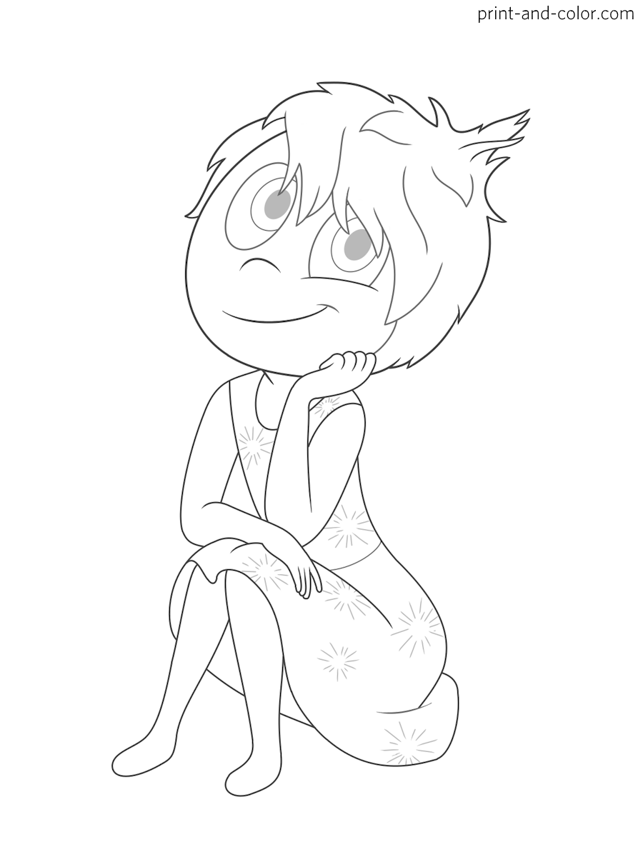 Inside Out 2 Coloring Pages Print And Color