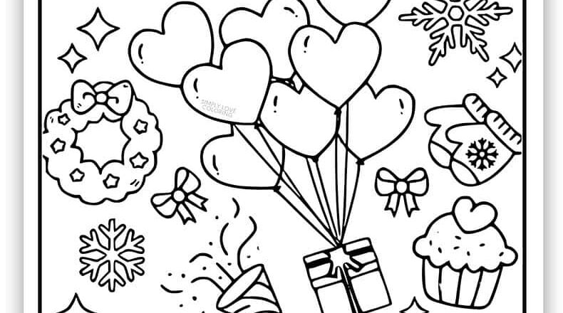 January Coloring Pages Free PDF Printables Simply Love Coloring