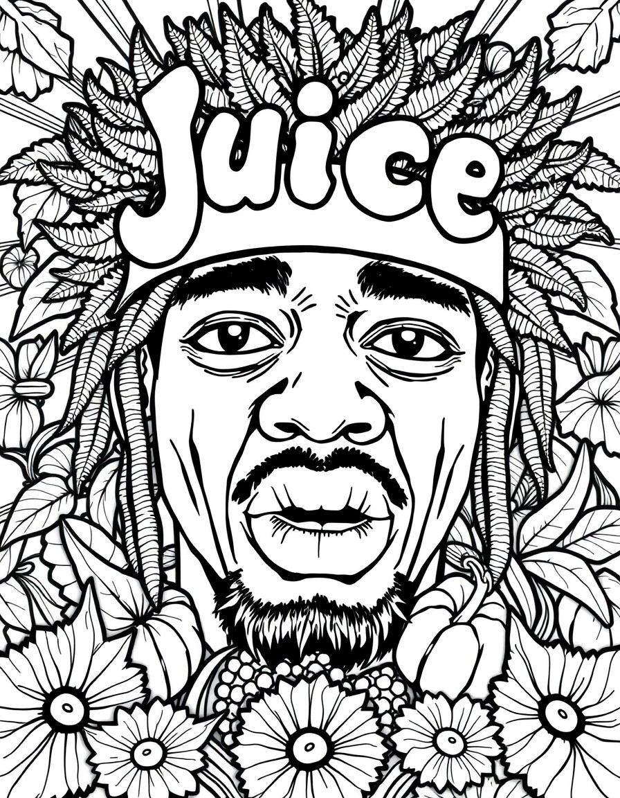 juice wrld coloring pages