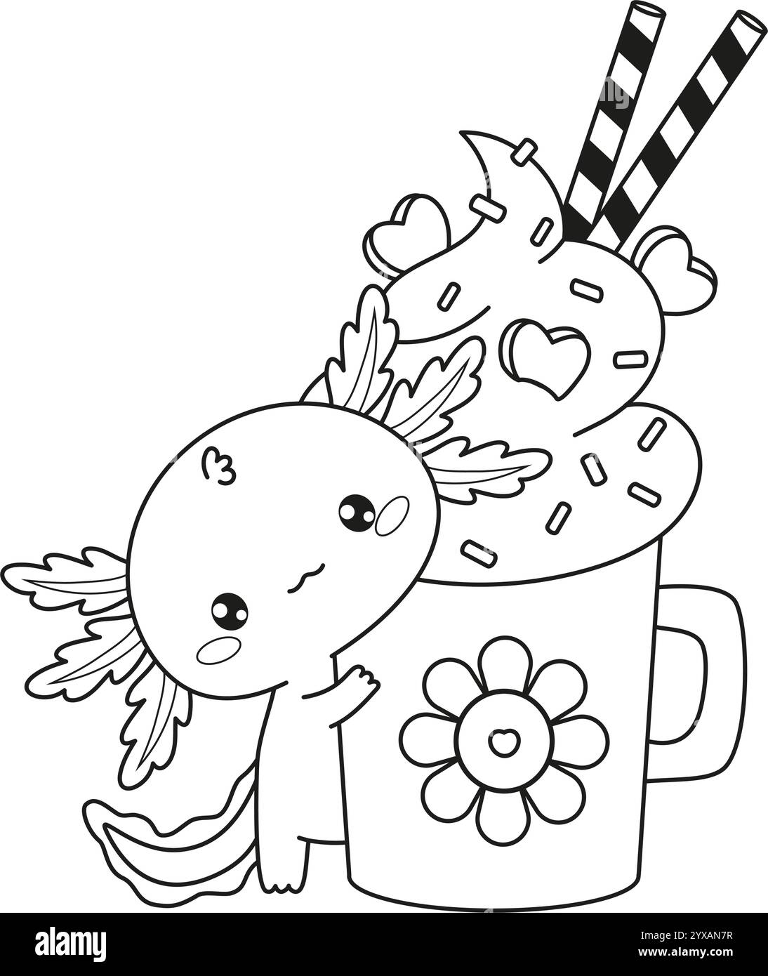 Kawaii Axolotl Coloring Page Cut Out Stock Images Pictures Alamy Kawaii Axolotl Coloring Page Cut Out Stock Images Pictures Alamy