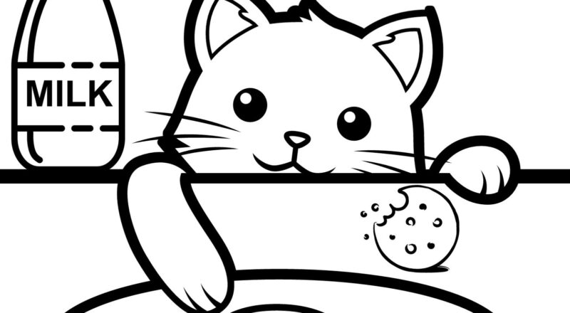 Kitten Coloring Pages To Print Crafty Morning
