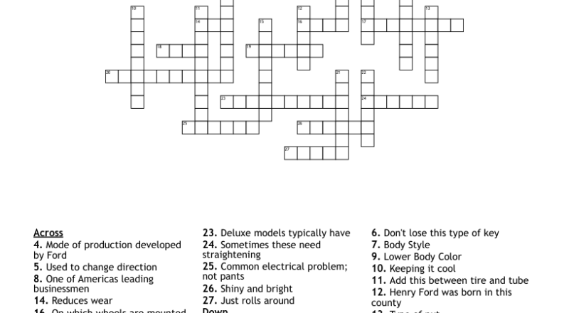 Know Your Model A Crossword WordMint