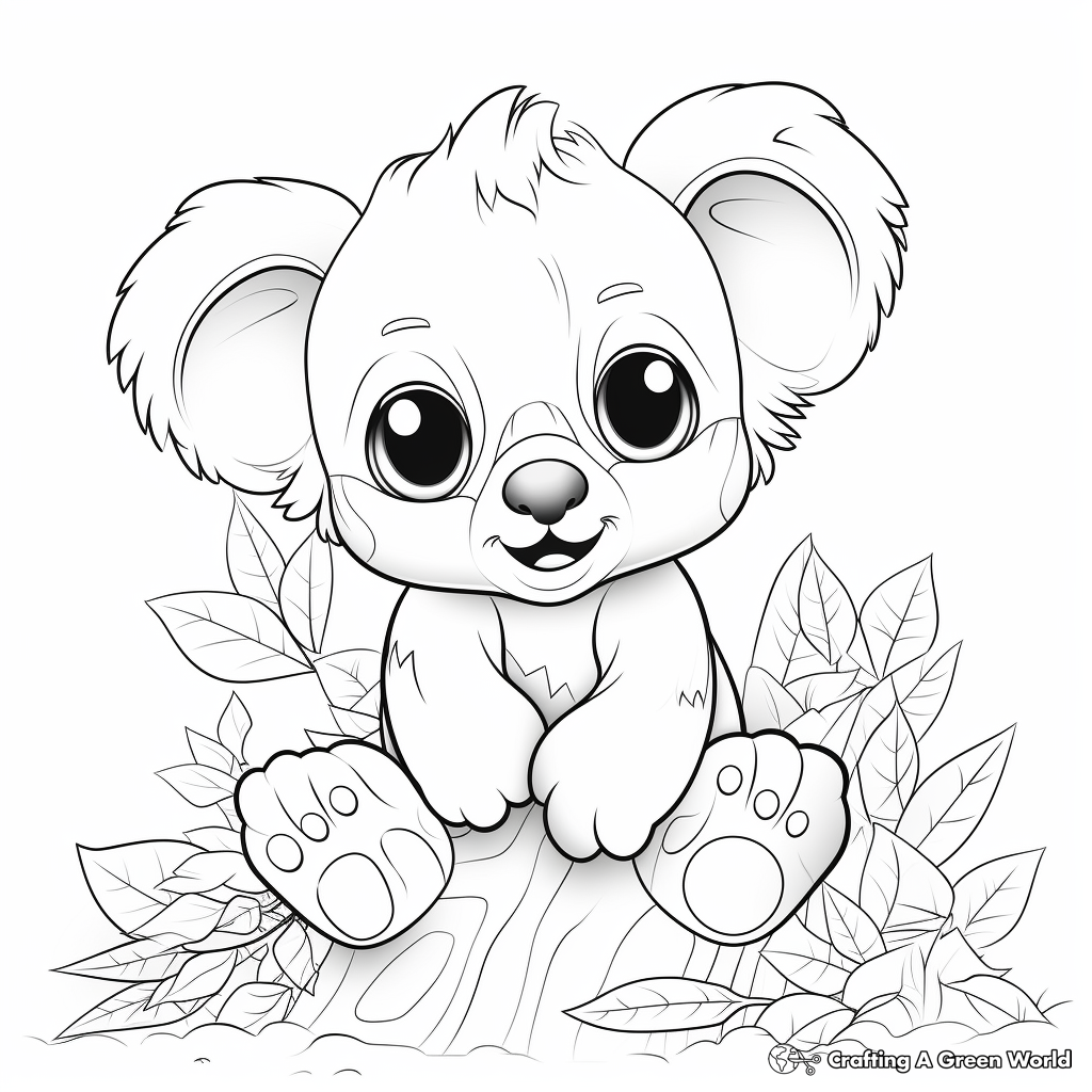 koala coloring pages