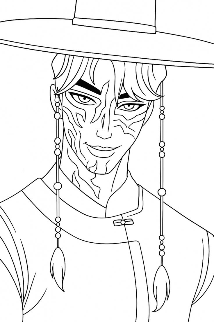 KPop Demon Hunters Coloring Pages KPop Demon Hunters Coloring Pages