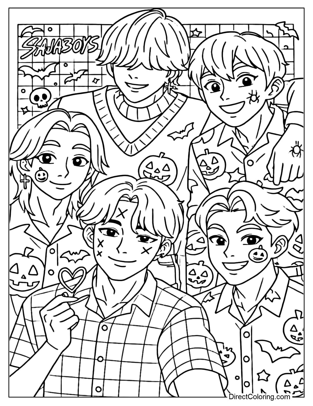 KPop Demon Hunters Coloring Pages Free PDF To Download And Print KPop Demon Hunters Coloring Pages Free PDF To Download And Print