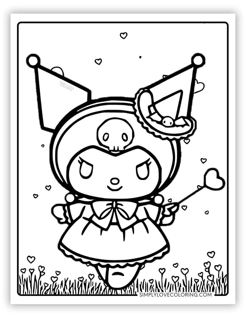 Kuromi Coloring Pages Free PDF Printables Simply Love Coloring Kuromi Coloring Pages Free PDF Printables Simply Love Coloring