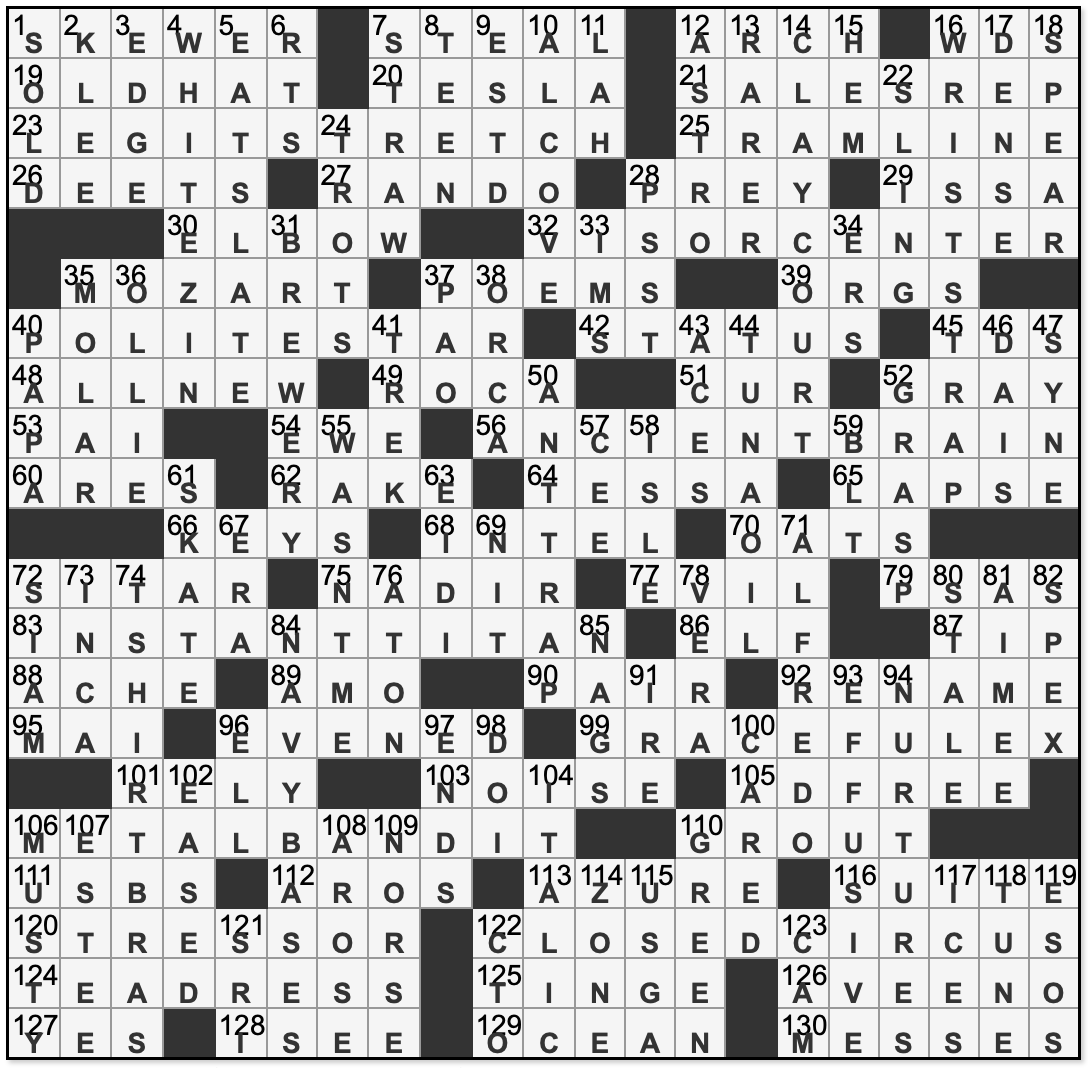 la times crossword answers for today