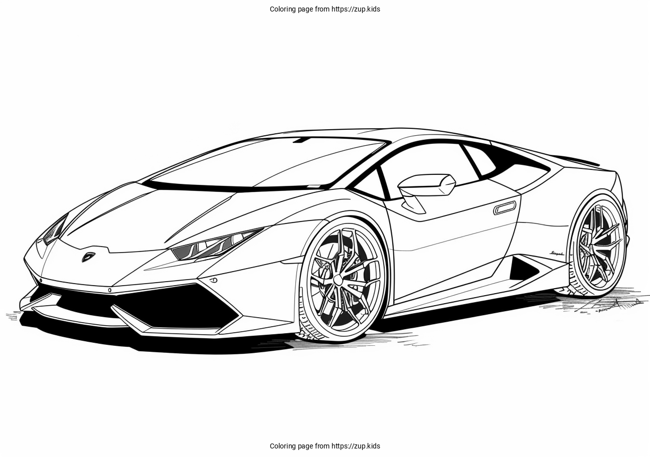 Lamborghini Coloring Page From Zup kids Lamborghini Coloring Page From Zup kids