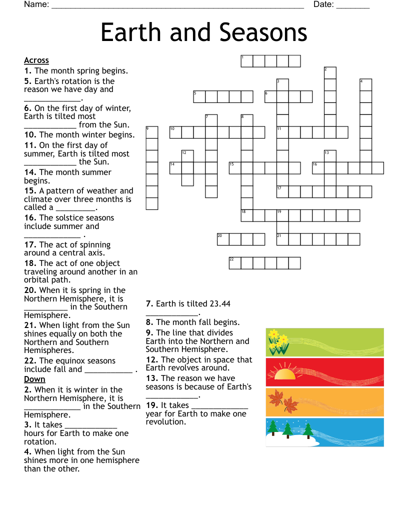 Landforms Continents And Oceans Crossword WordMint Landforms Continents And Oceans Crossword WordMint
