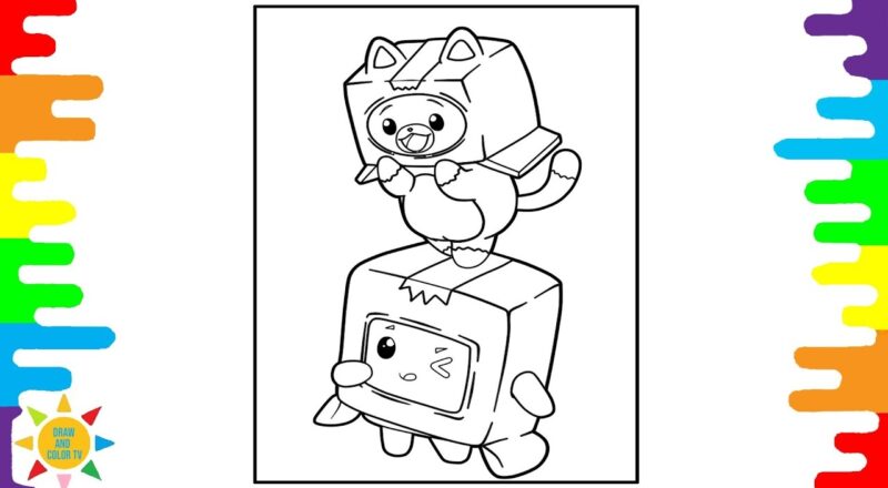 LankyBox Foxy And Boxy Coloring Pages LankyBox Coloring Jim Yosef Eclipse YouTube