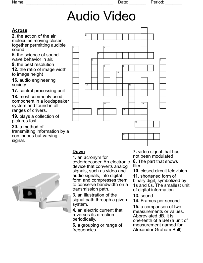 Learner Activity Sheet Crossword Puzzle WordMint