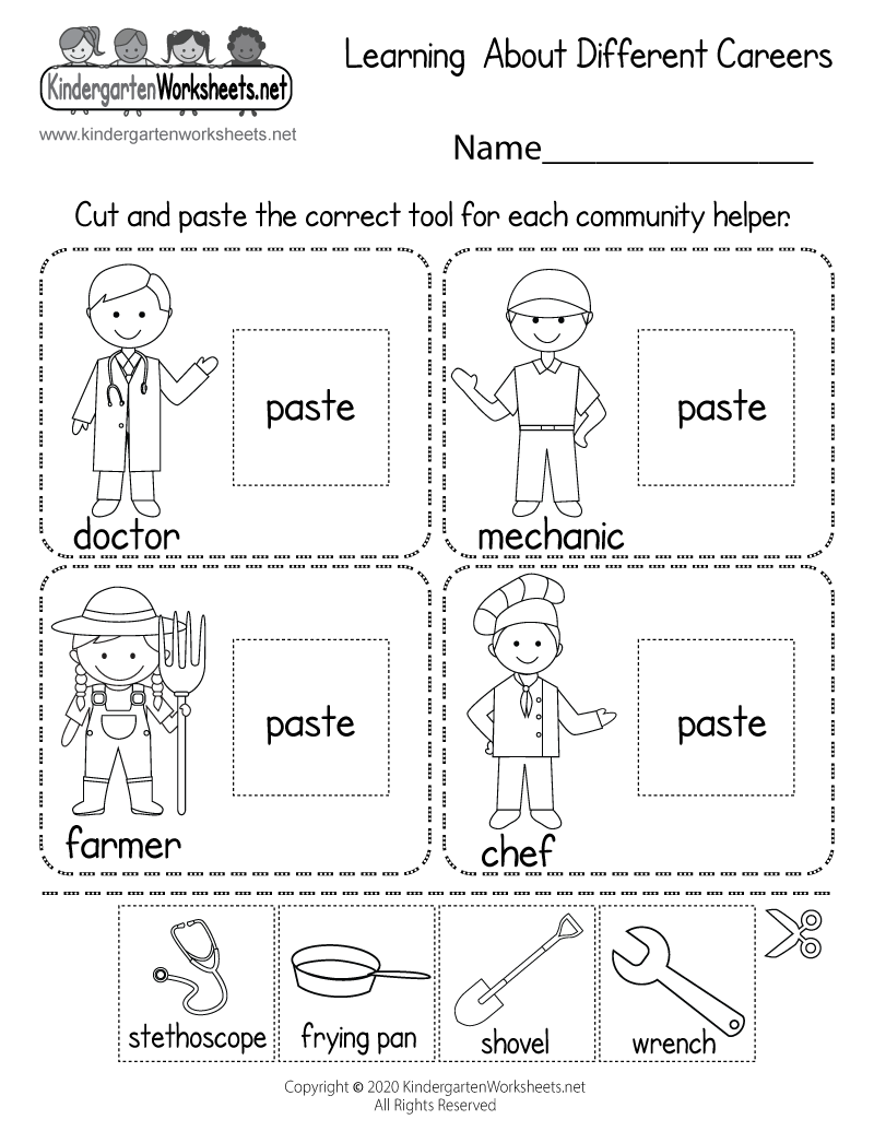 kindergarten social studies worksheets