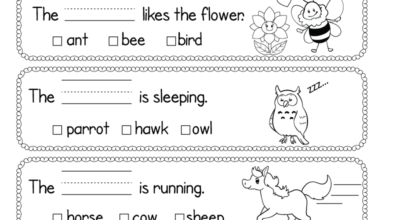 Learning To Read Worksheet Free Printable Digital PDF