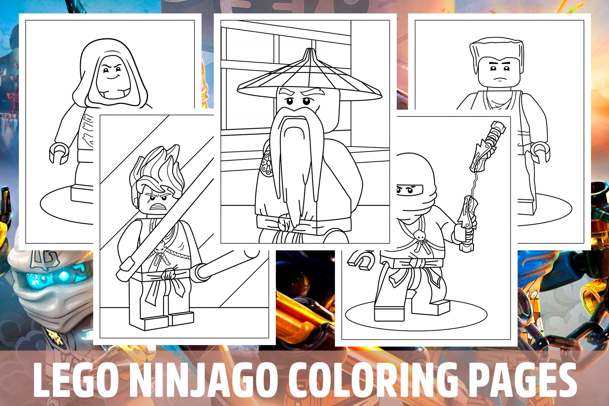 ninja ninjago coloring pages