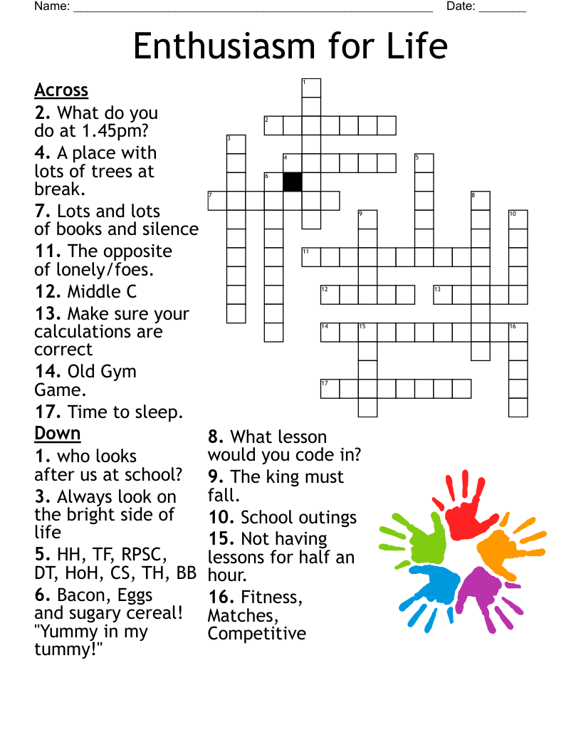 Lesson 2 5 16 Crossword WordMint Lesson 2 5 16 Crossword WordMint