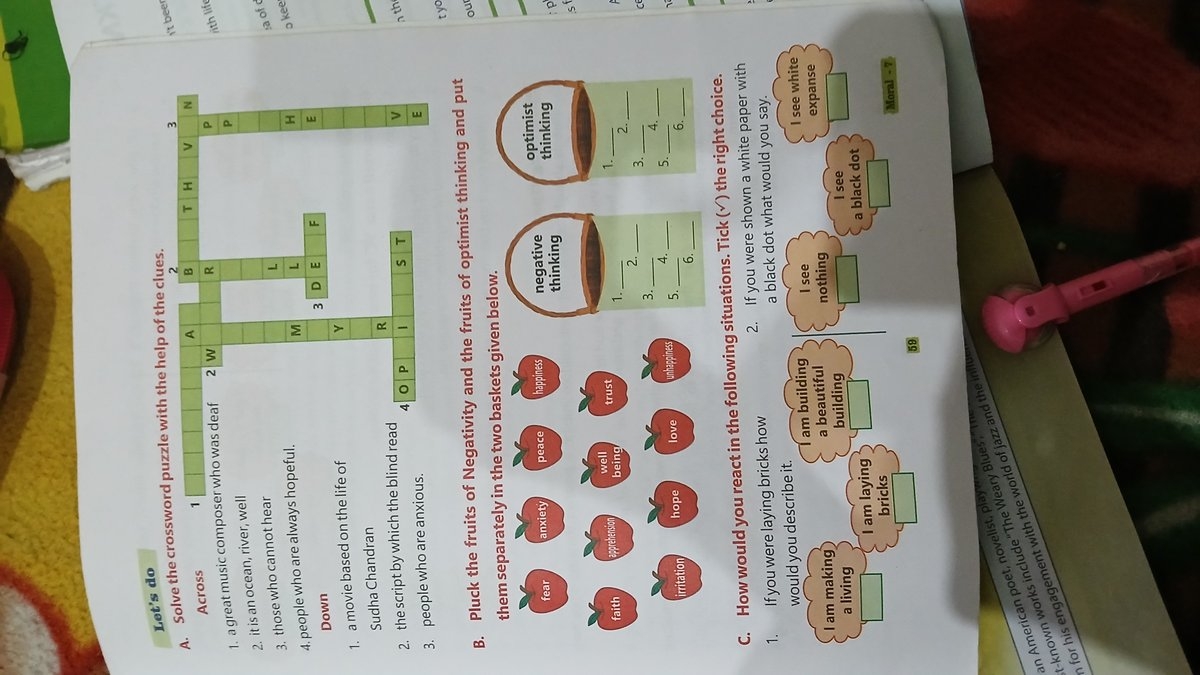 Let s Do A Solve The Crossword Puzzle With The Help Of The Clues Acros 