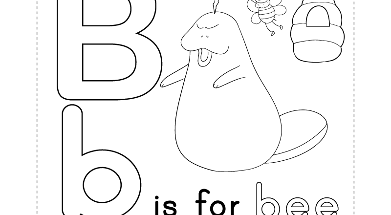 Letter B Alphabet Activity Worksheet Doozy Moo