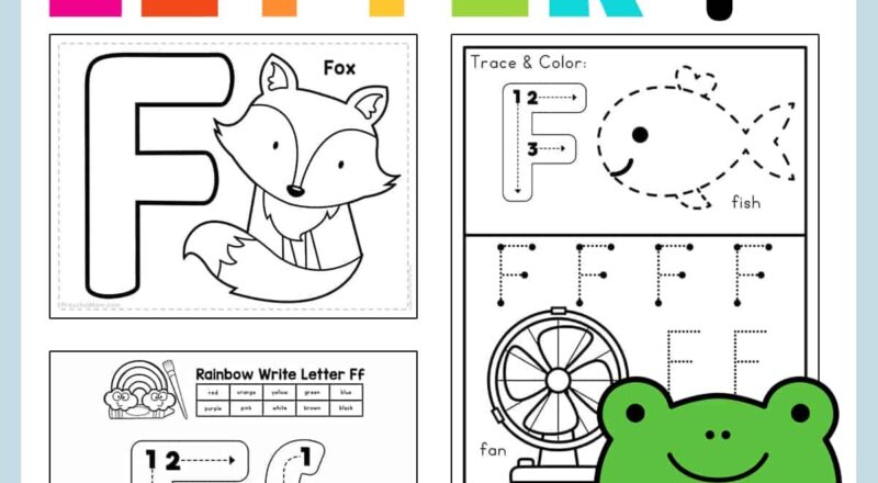 Letter F Preschool Printables Preschool Mom