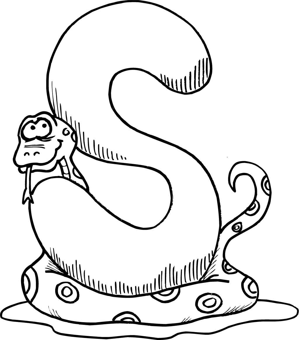 Letter S 30 Free Printable Coloring Pages Letter S 30 Free Printable Coloring Pages
