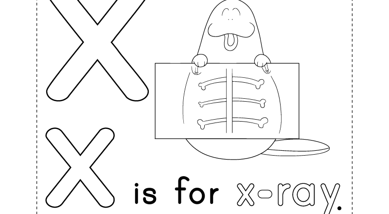 Letter X Alphabet Activity Worksheet Doozy Moo