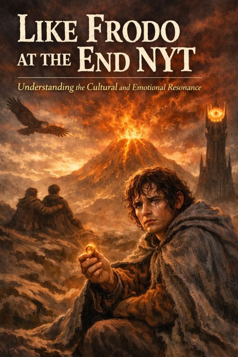 Like Frodo At The End Nyt