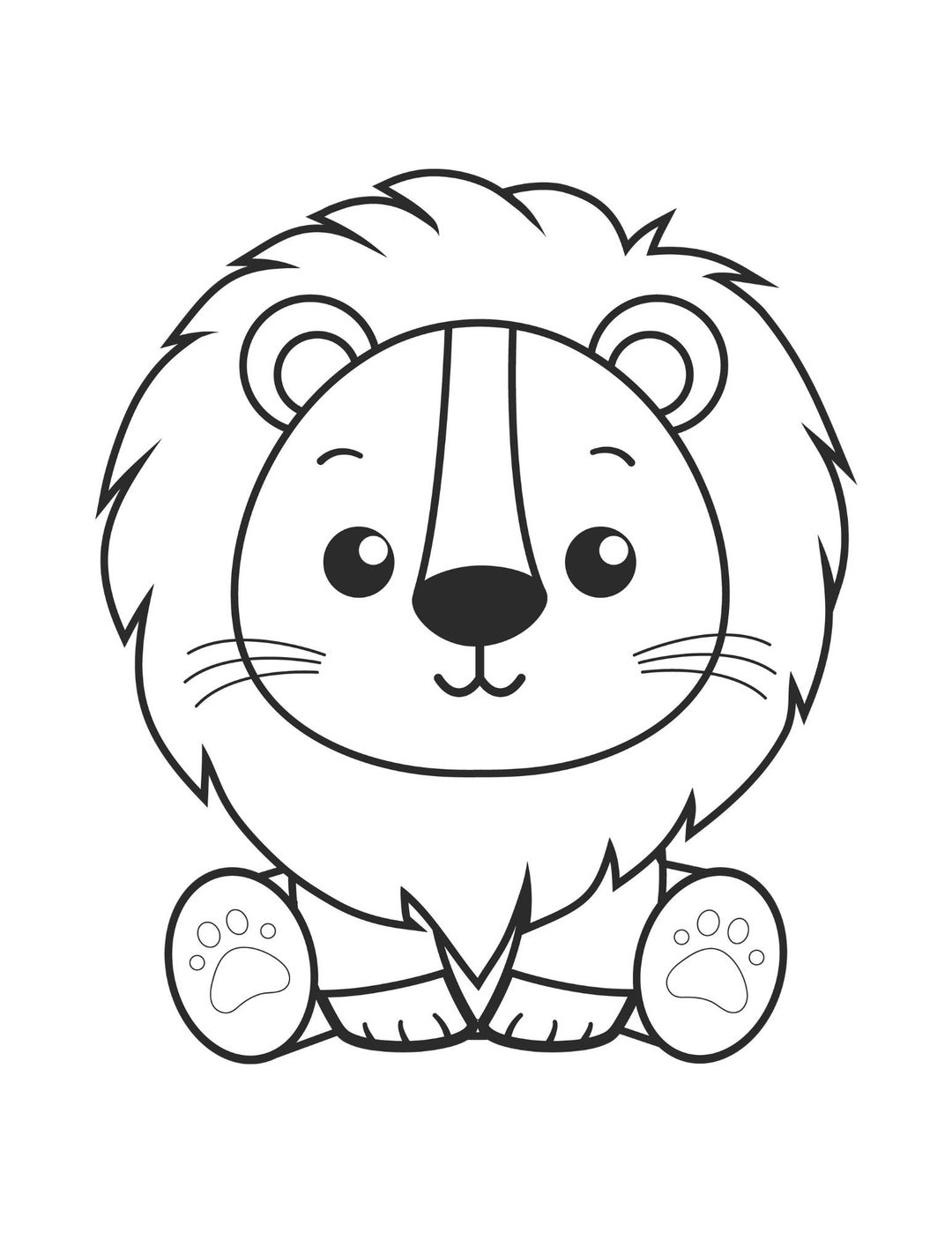 lion coloring pages