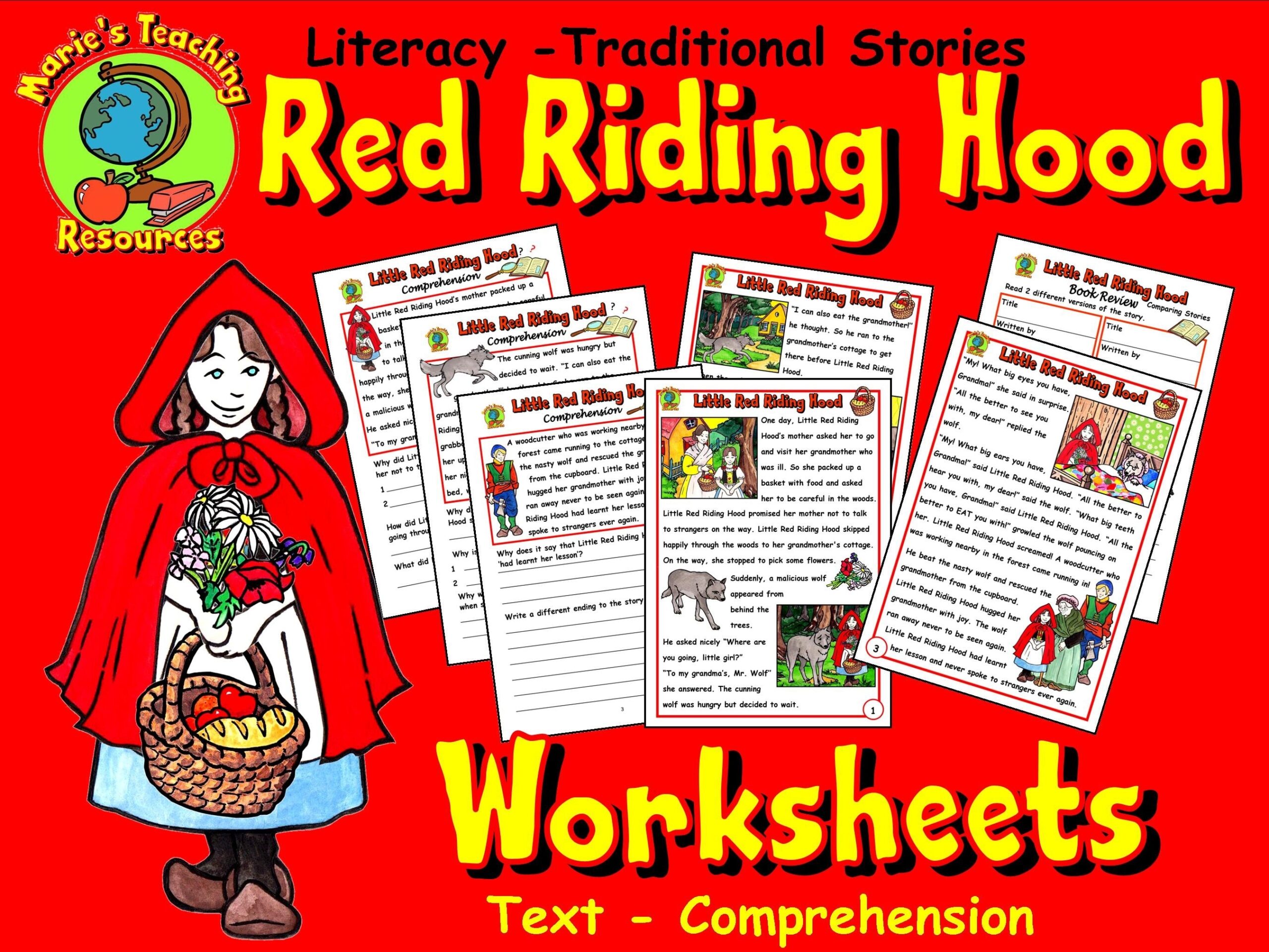Little Red Riding Hood Story Reading Comprehension Literacy Fiction Traditional Stories Teaching Resources Printable Instant Download Etsy Little Red Riding Hood Story Reading Comprehension Literacy Fiction Traditional Stories Teaching Resources Printable Instant Download Etsy