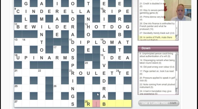 Live Solve Of The Telegraph Crossword 11th Sept YouTube