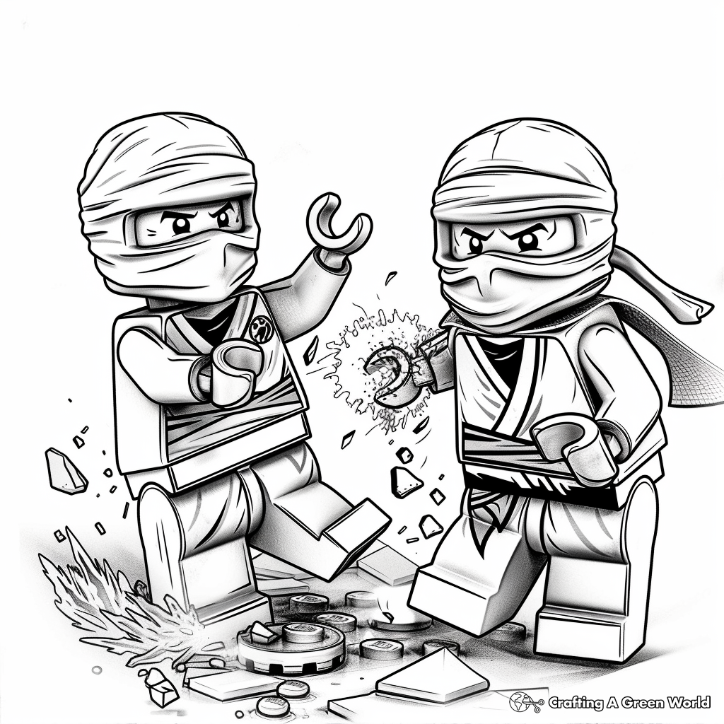 Lloyd Ninjago Coloring Pages Free Printable 
