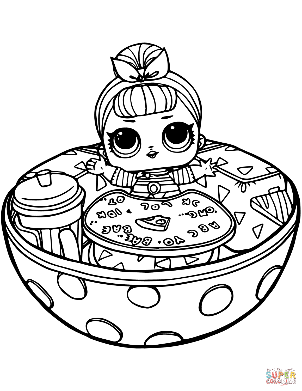 Lol Surprise Dolls 30 Free Printable Coloring Pages