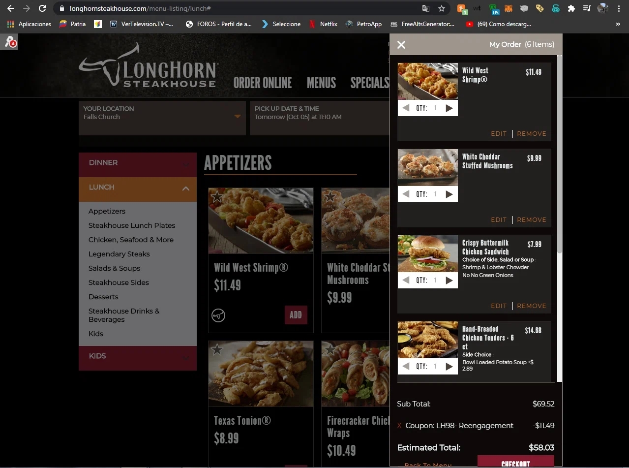 LongHorn Steakhouse Promo Codes 10 Off Jan 2026 LongHorn Steakhouse Promo Codes 10 Off Jan 2026