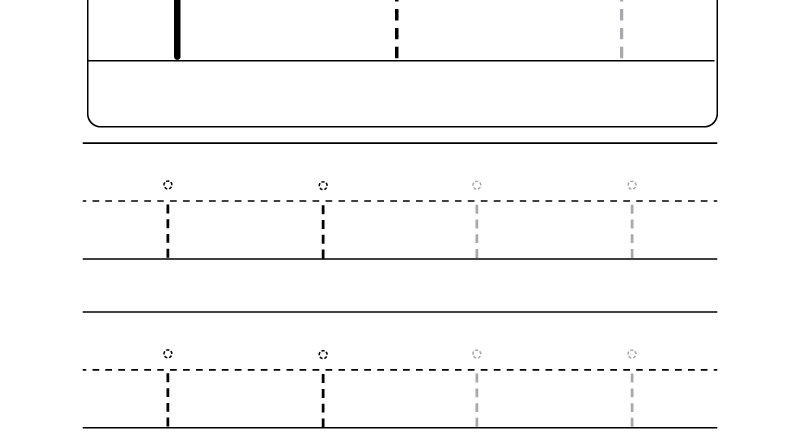 Lowercase Letter i Tracing Worksheet Doozy Moo