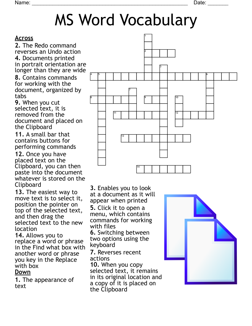 Mac Commands Crossword WordMint Mac Commands Crossword WordMint