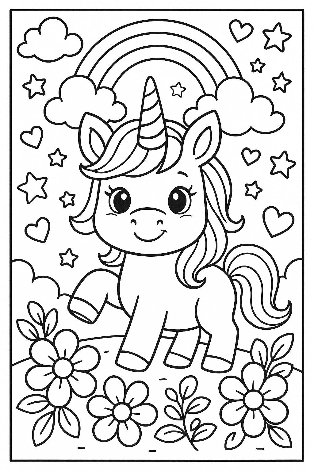 coloring pages of unicorns