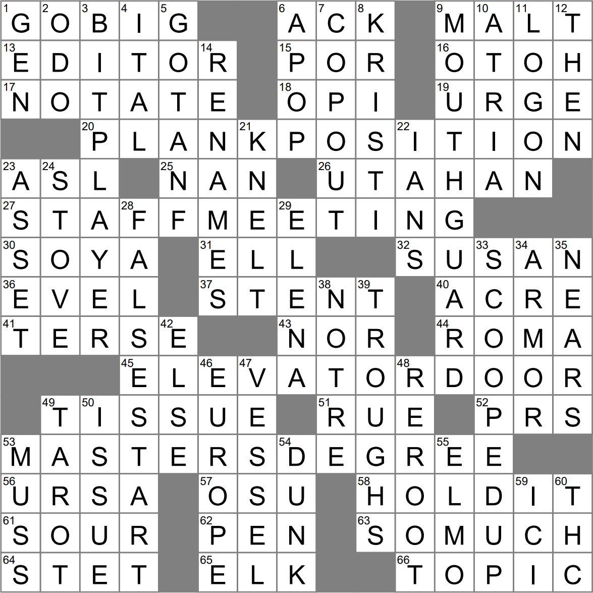 Make A Splashy Attempt Crossword Clue Archives LAXCrossword