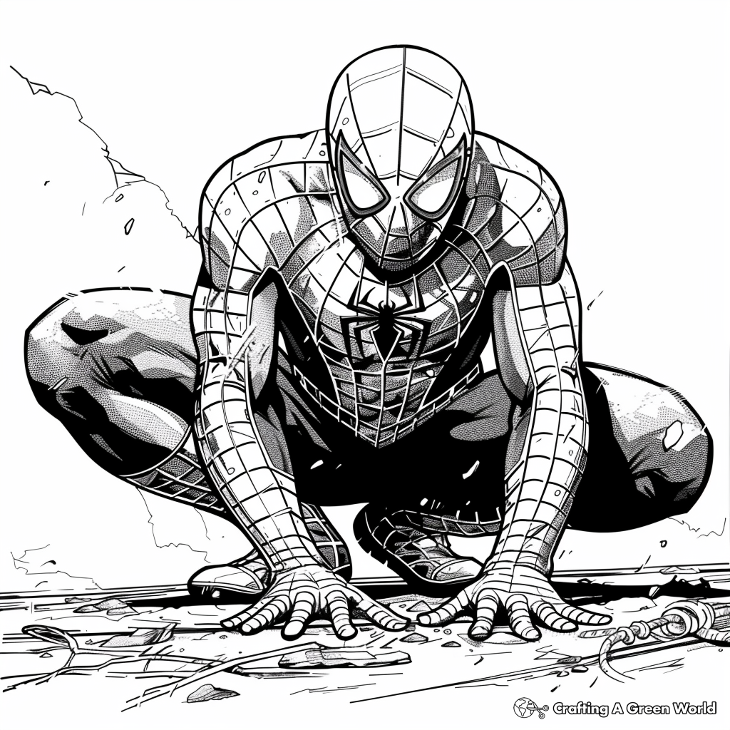 Marvel For Adults Coloring Pages Free Printable 