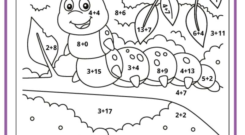 Math Coloring Pages Printable PDFs By K12mathworksheets