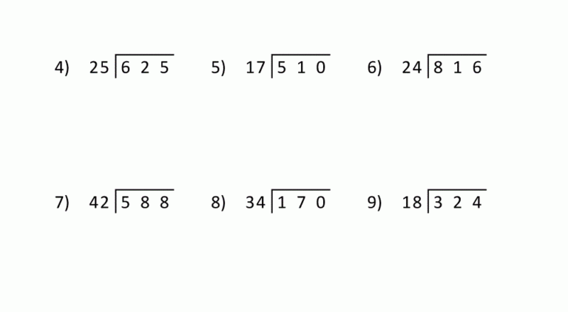 Math Worksheets For Grade 6 K5 Worksheets