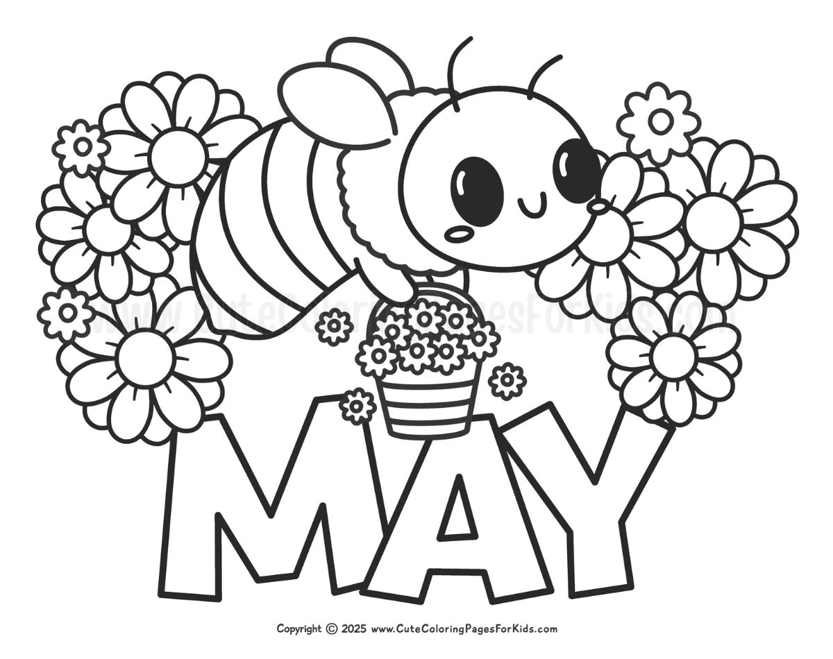 May Coloring Pages Cute Coloring Pages For Kids
