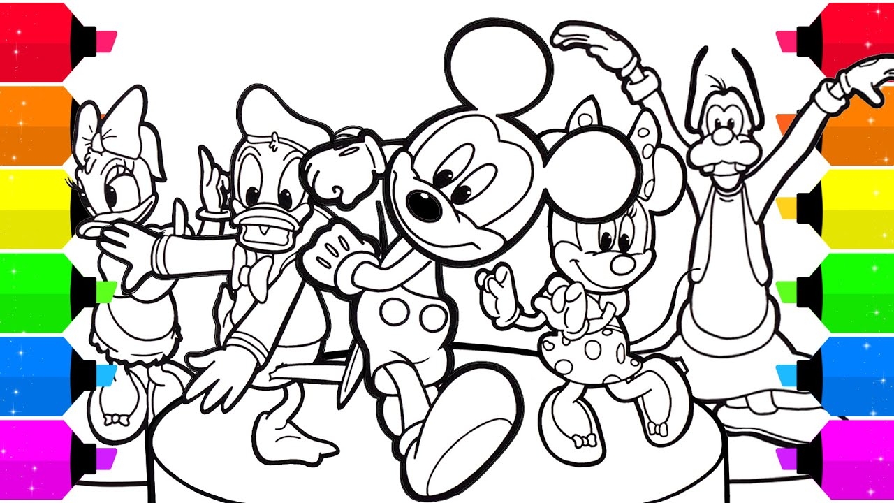 mickey mouse clubhouse coloring pages