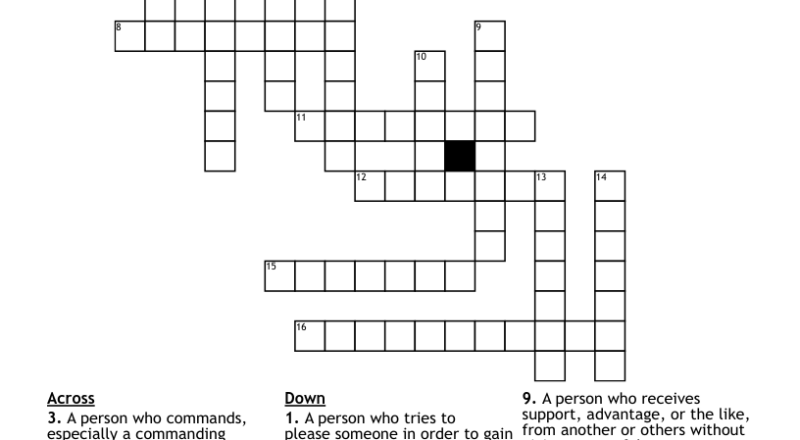 Minion Crossword WordMint