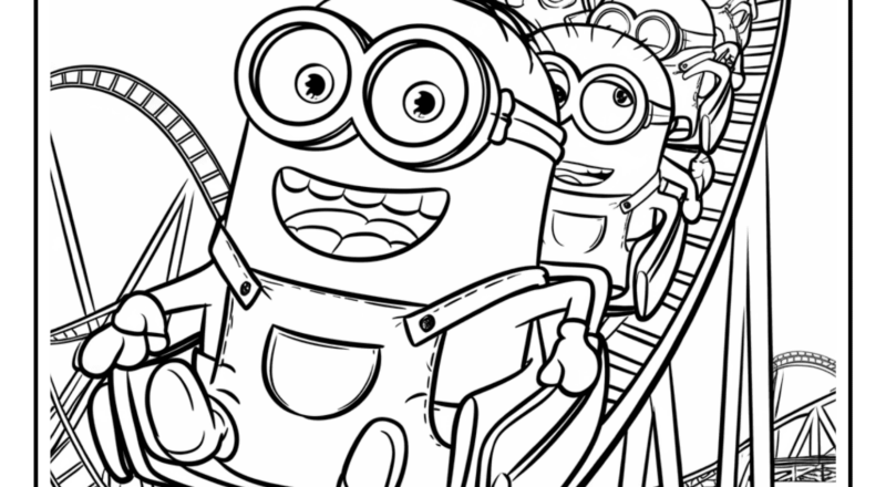 Minions Coloring Pages 15 Free Printable PDF Pages Cute Animals Coloring Pages