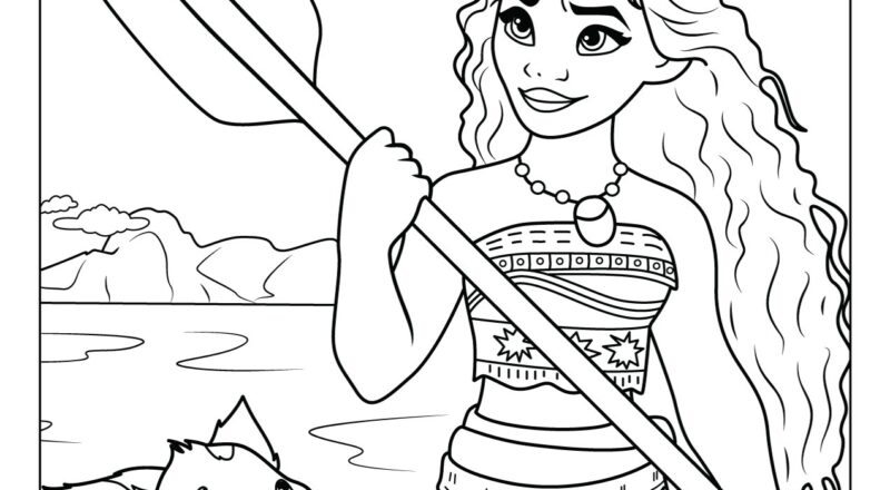 Moana Coloring Pages Free Printable PDFs WakeTheKids