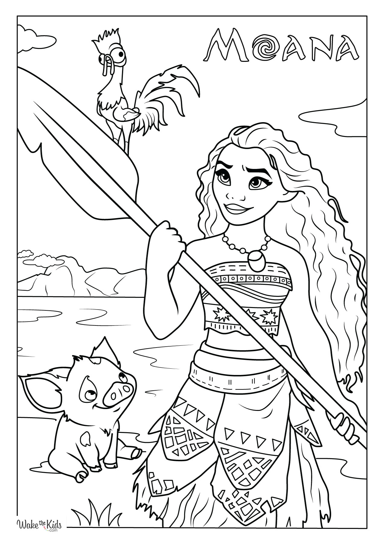 Moana Coloring Pages Free Printable PDFs WakeTheKids Moana Coloring Pages Free Printable PDFs WakeTheKids