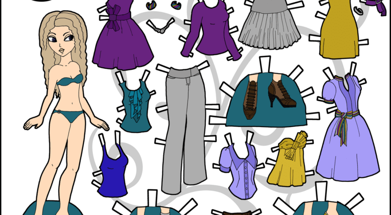 Modern Girl A Printable Paper Doll